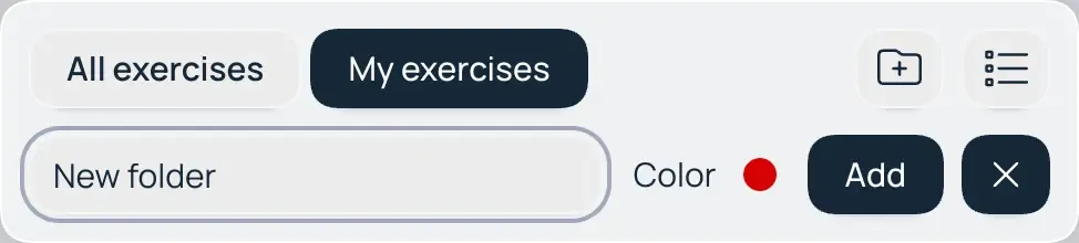 Create workout