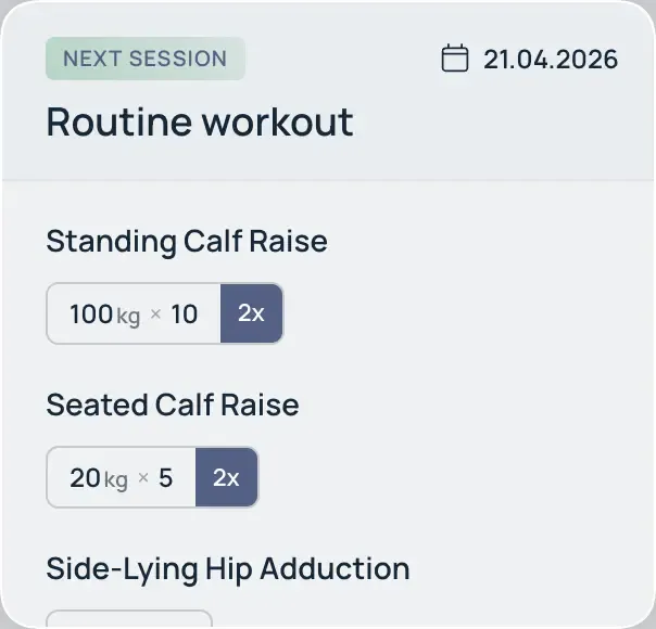 Create workout