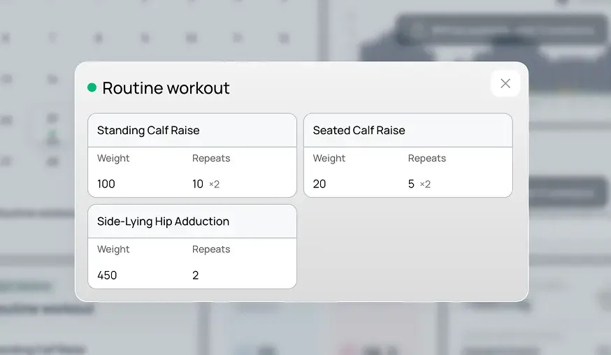 Create workout